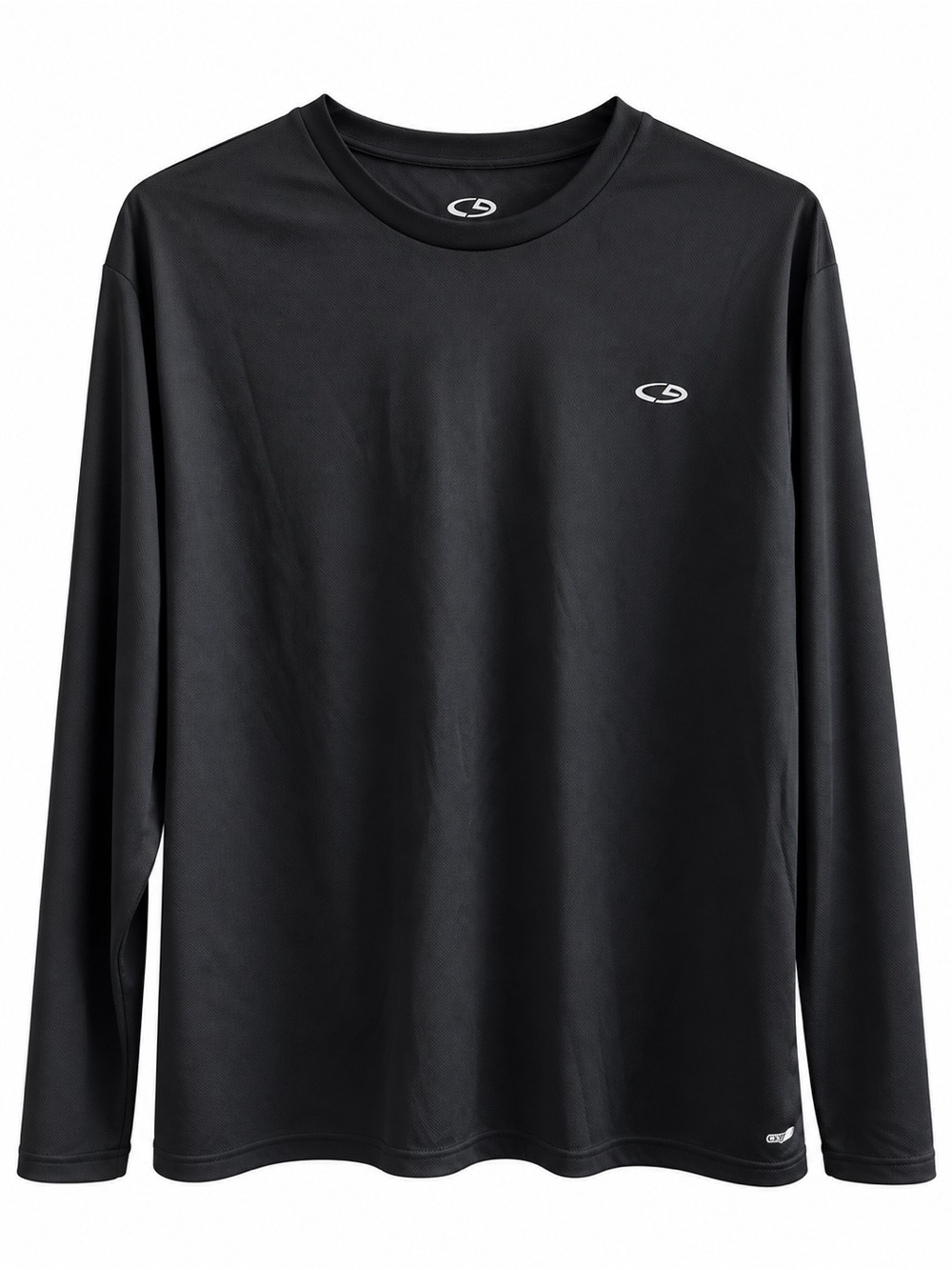 Champion Men's Long Sleeve Crewneck Performance Tee - Black
